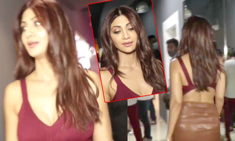 Shilpa Shetty forgot to wear blouse? Trolled for wearing extremely bold dress!