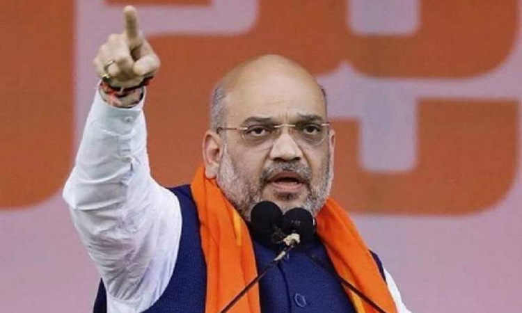 Amit Shah praises Chhatrapati Shivaji, Dr Ambedkar for their contribution in building the nation; flays Congress for insulting Dr Ambedkar