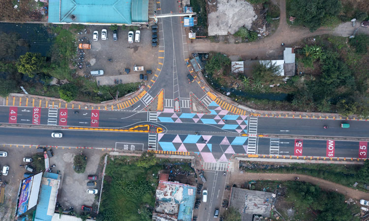 India’s first Tactical Urbanism trial put to test at Karla Phata on Old Mumbai Pune Highway