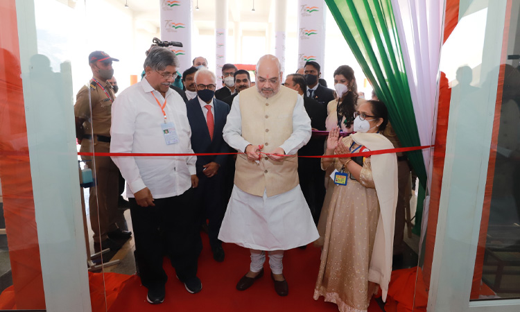 Union Home Minister Amit Shah inaugurates a new building of CSFL in Pune