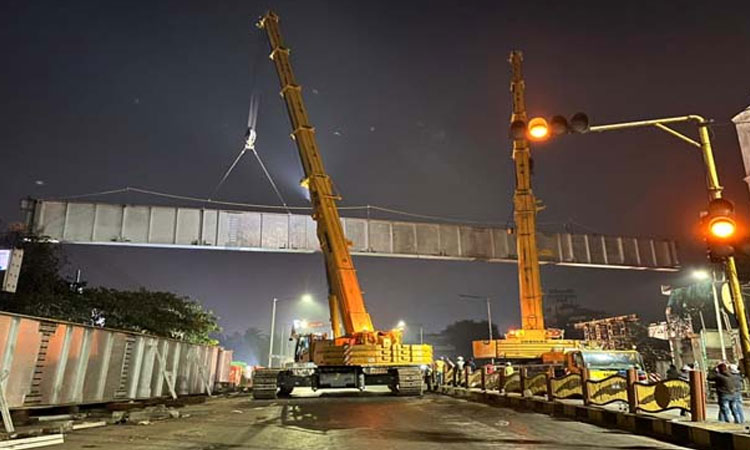 Pune Metro: Work on Sambhaji bridge to be completed today under strong police bandobast