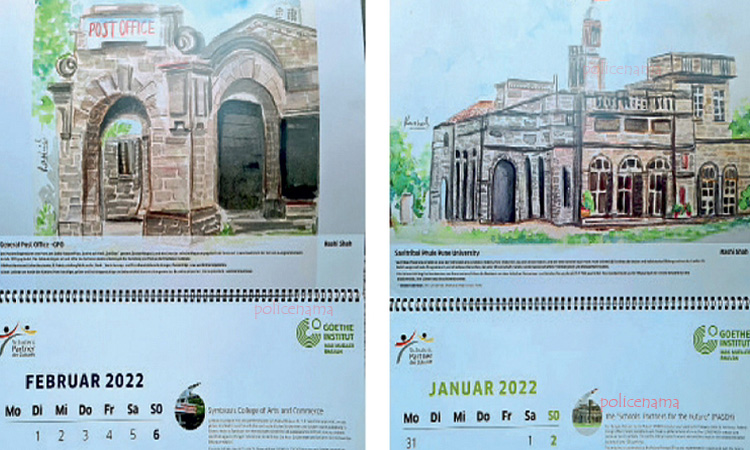Pune News | Puneite Student’s sketches adorn German Calendar