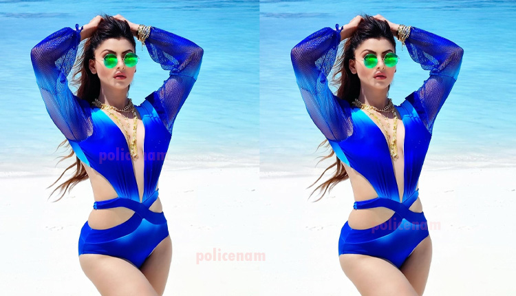 Urvashi Rautela Looks Mermaid In Blue Swan Lake Swimsuit Form Her Maldives Birthday Vacation- Check Out Her Sizzling Pictures