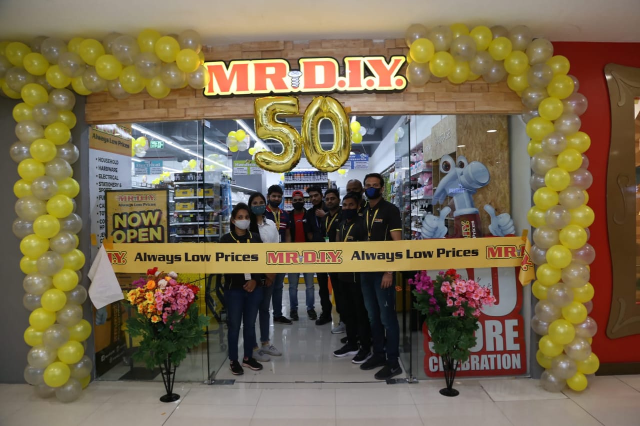MR.DIY celebrates its 50th store in India through a spectacular