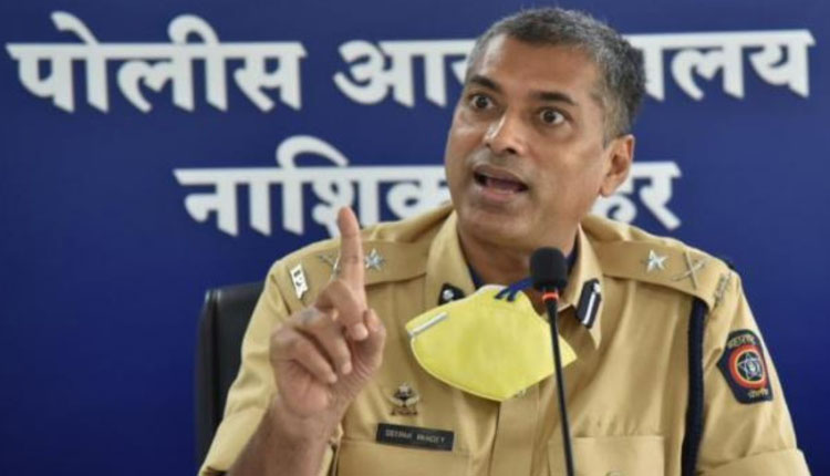 Nashik Police Commissioner Deepak Pandey levels serious allegations against revenue department officials