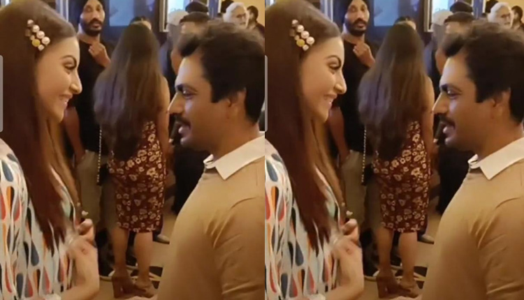 Urvashi Rautela and Actor Nawazuddin Siddiqui Candid Chat Video Gets Viral- Check out the video now