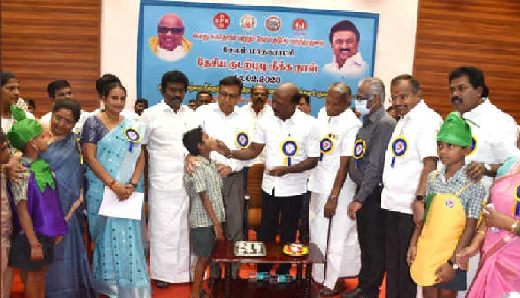 Ma. Subramanian | TN Health Minister launches deworming tablets distribution across State