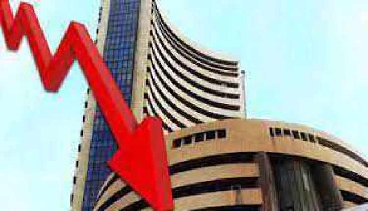 Sensex down over 200 pts