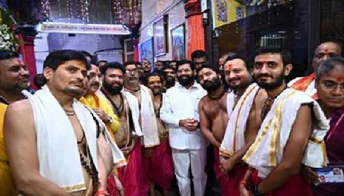 CM Eknath Shinde | Govt. will redevelop Mumbadevi Temple: CM Shinde