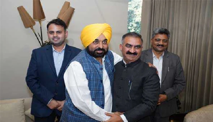 Punjab Chief Minister Bhagwant Mann | Punjab CM flags issue of proposed water cess with HP CM