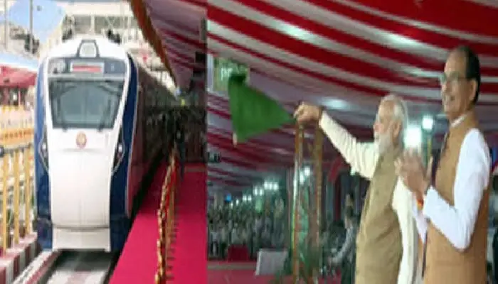 Vande Bharat Express | Modi flags off Bhopal-Delhi Vande Bharat Exp