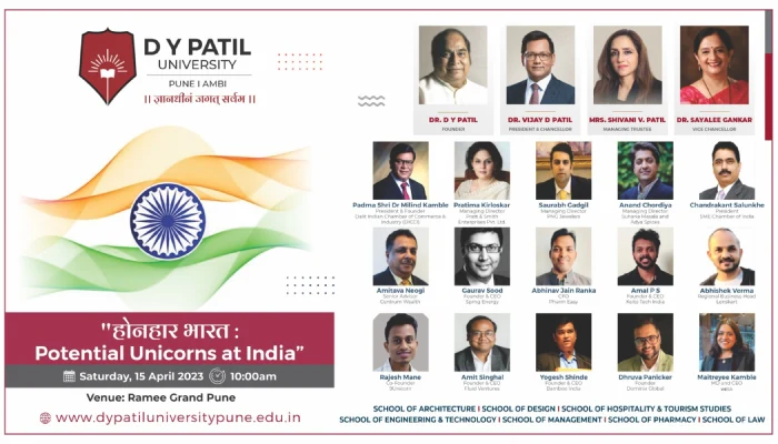 DY Patil University | DY Patil University organising conclave on 'Honhaar Bharat-Potential Unicorns of India'