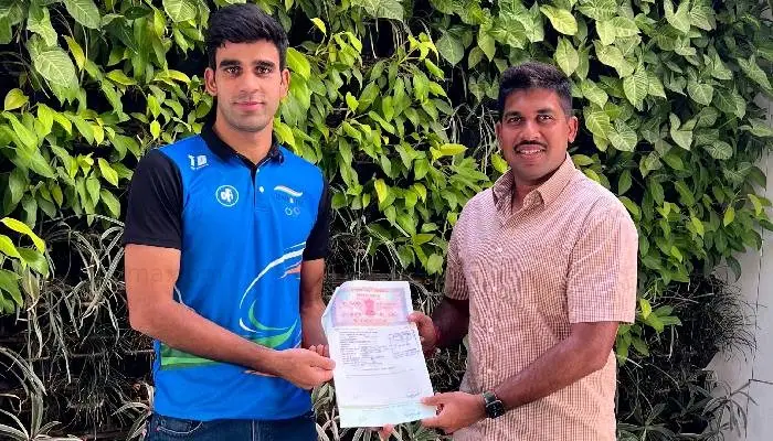 Punit Balan Group | Punit Balan Group to provide all possible help to international cyclist Bilal Ahmad Dar’s Olympic dreams