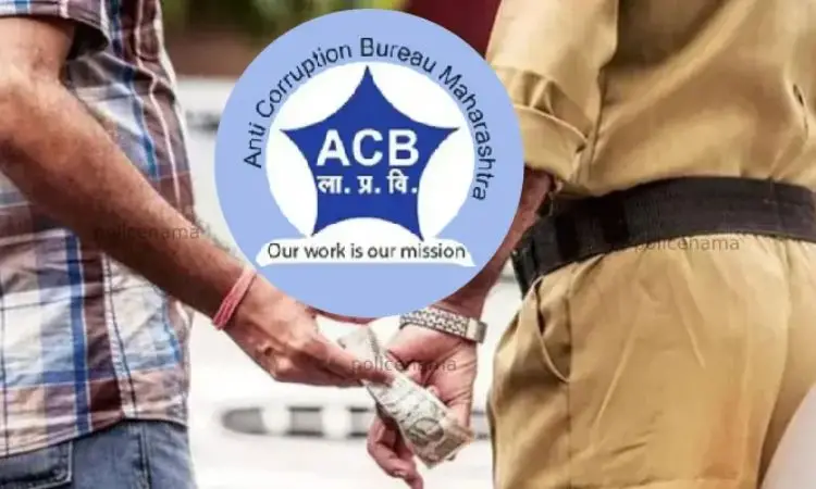 ACB Trap On Traffic Police | Traffic policeman arrested red-handed while accepting monthly bribe of ₹3,500