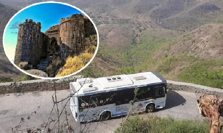 PMPML E-Bus | PMPML officials conduct trial of e-bus on Sinhagad fort: Service may be delayed due to lack of facilities
