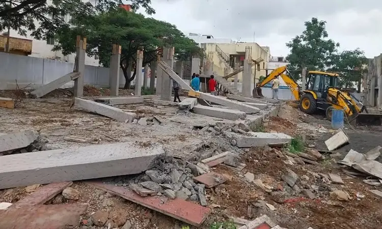 Pune News | Demolition Drive in Ambegaon Budruk, Illegal Buildings Razed to the Ground