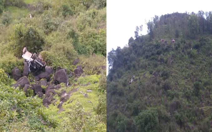 kolhapur-car-collapsed-a-mistake-in-maharashtras-kolhapur-and-the-car-fell-into-a-gorge-from-the-masai-plateau-2-people-died-on-the-spot