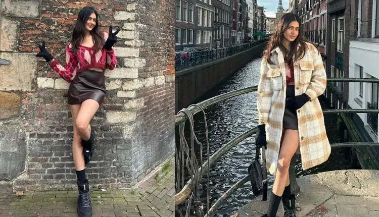 Kashika Kapoor | Actress Kashika Kapoor relives her 'Kal Ho Naa Ho' moment in Amsterdam Europe - watch the video now