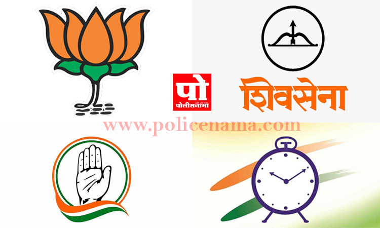 BJP Shivsena NCP Congress