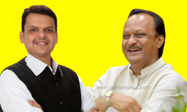 maharashtra budget 2021 bjp leader devendra fadnavis smiles after bjp mlas gives slogans about