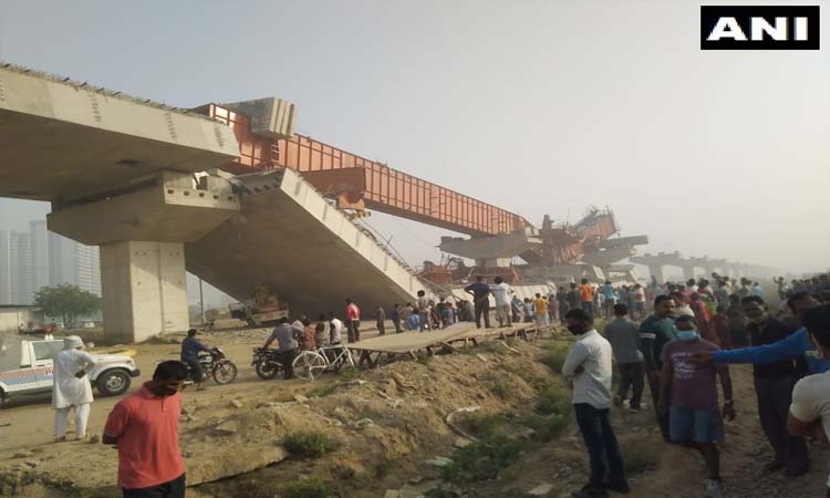 Haryana: Under construction flyover on Gurugram-Dwarka Expressway near Daulatabad collapses; 2 workers have been injured