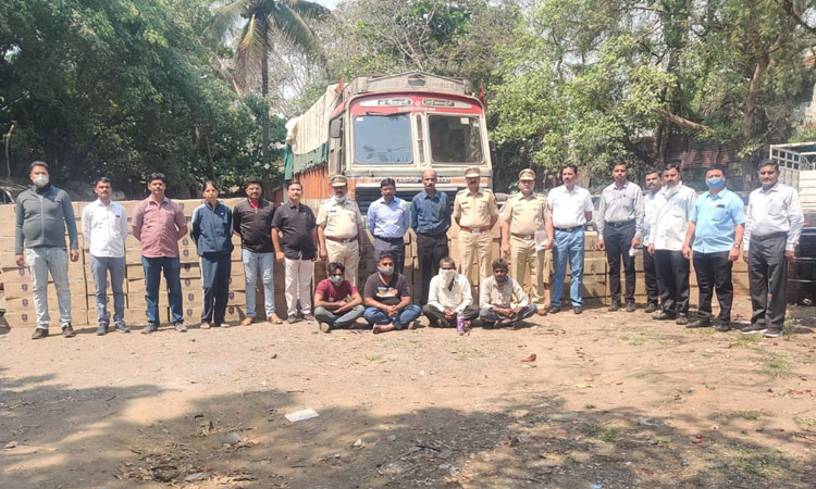 Excise department seizes Rs 50 lakh worth of goods including truck transporting liquor illegally in Goa