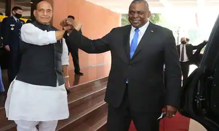 rajnath singh and lloyd j austin iii held delegation level talks and issued a joint statement