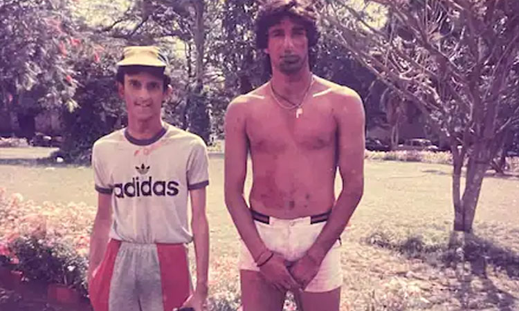 cricket wasim akram picture in underwear got viral then wife reacts on social media