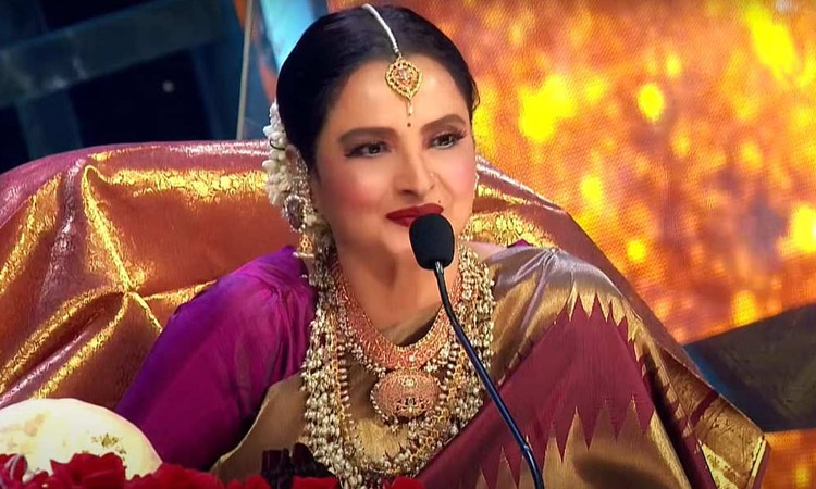 bollywood indian idol 12 rekha reaction on jay bhanushali question on dating a married man watch viral video