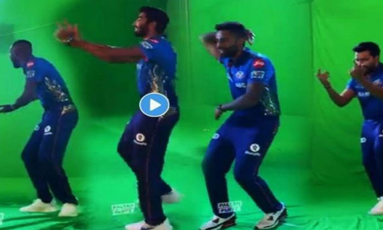 ipl 2021 mumbai indians player dance step agari song video goes viral