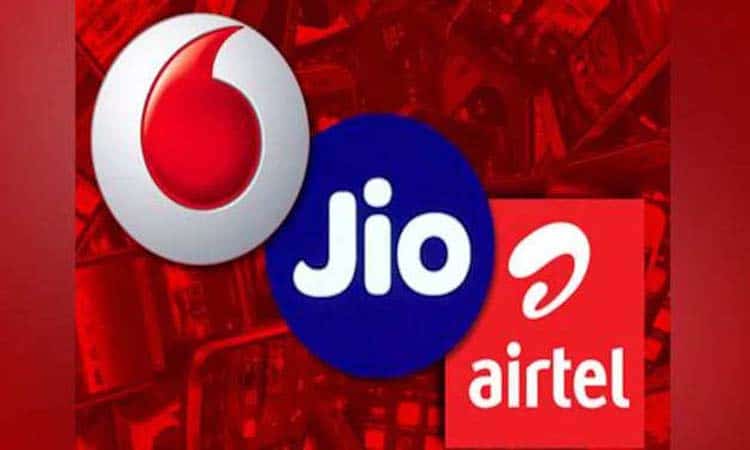 2gb data and unlimited calling in rs 20 telecom company reliance jio airtel vodafone idea bsnl recharge plans at cheaper rate