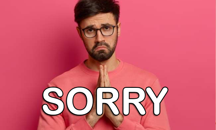miscellaneous habits to say sorry can be harmful for your personality and relationships