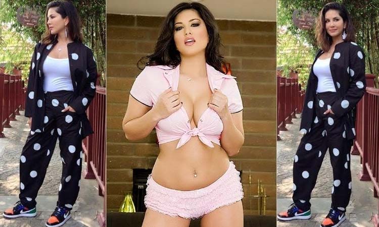 Viral Photos: Sunny Leone's black and white dress made fans crazy