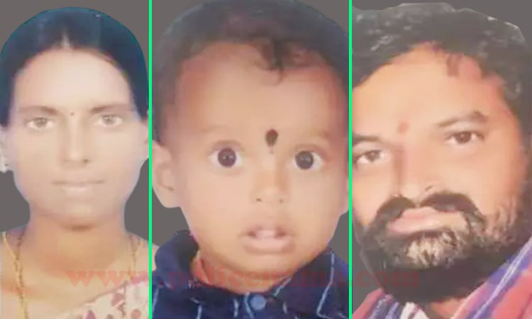 wife suicide with 3 year old son in lake after husband death due to covid 19 in loha in nanded district