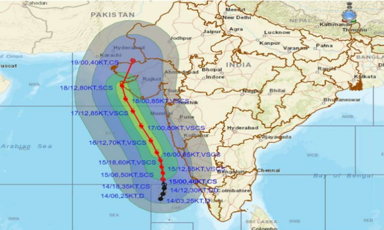 Cyclone Taikte will hit the coast of Goa, Maharashtra this evening