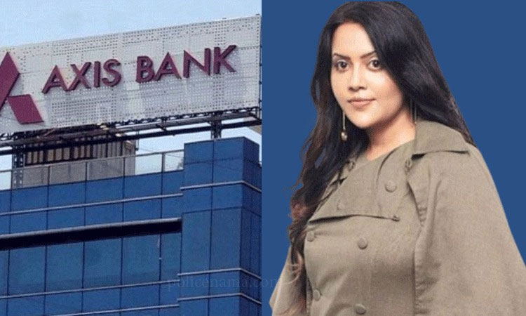 axis bank favored thackeray government amrita fadnavis was constantly criticizing leaders