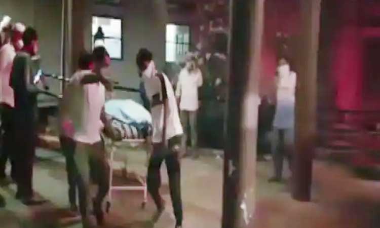 gujarat fire breaks out at a covid19 care centre in bharuch 12 covid pateints killed