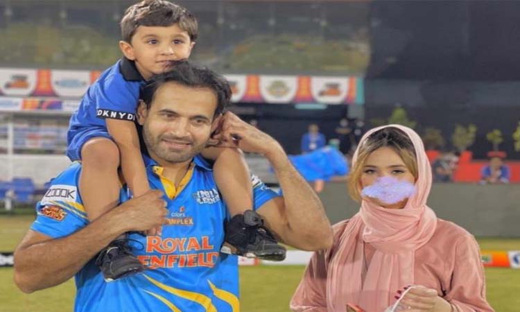 i am her mate not her master irfan pathan responds criticism wifes blurred picture
