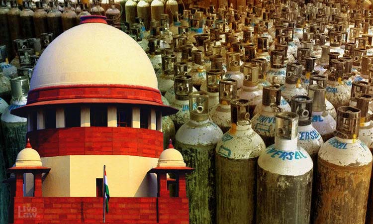 supreme court constituted a national task forceto assessneed and distribution of oxygen for country