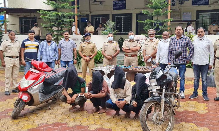 Pune Lonikand crime news|thieves arrested for stealing 700 kg of copper