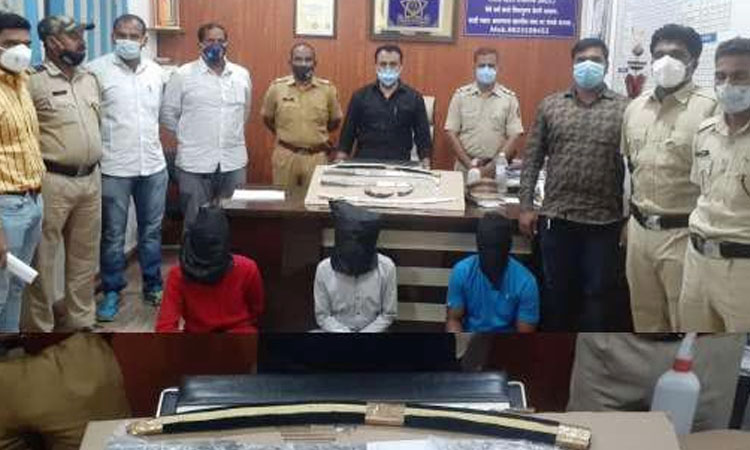 Ranjangaon MIDC police arrest accused of robbery Sharp weapon seized
