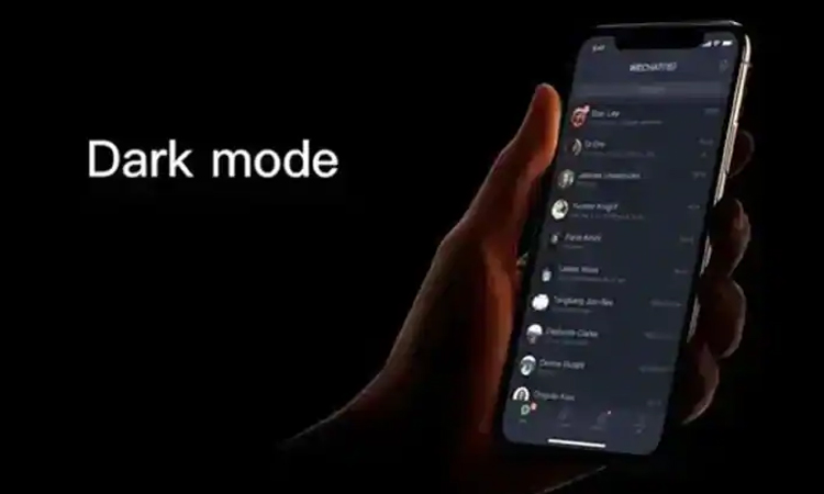 tips dark mode may have to be used in the phone it may cause damage to the eyes