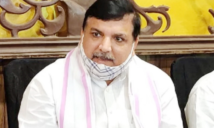 aap mp sanjay singh alleges of scam of rs 16 crore in land purchasing for the construction of ram temple in ayodhya