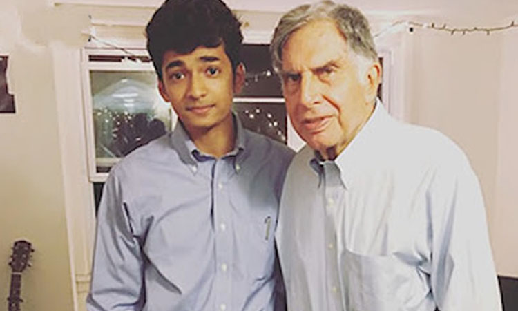 ratan tata is impressed on business and start up idea of 28 years old shantanu