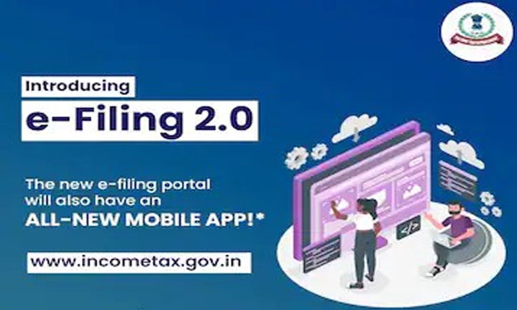 good news for taxpayers can now file it TAX return from mobile phone e filing portal check all details