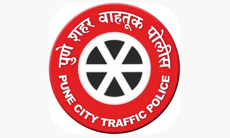 Bjp protest pune traffic police 
