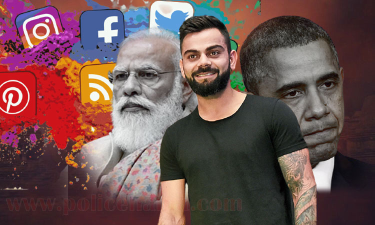 team india captain virat kohli becomes first cricketer in the world and first asian to complete 125 millions followers on instagram pm modi