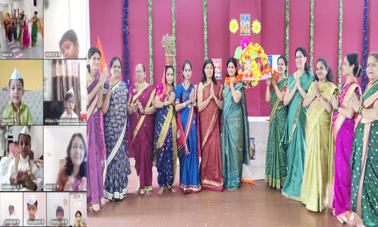 Ashadi Ekadashi | NEMS on the occasion of Ashadi Ekadashi Organizing online palanquin ceremony in pre-primary school