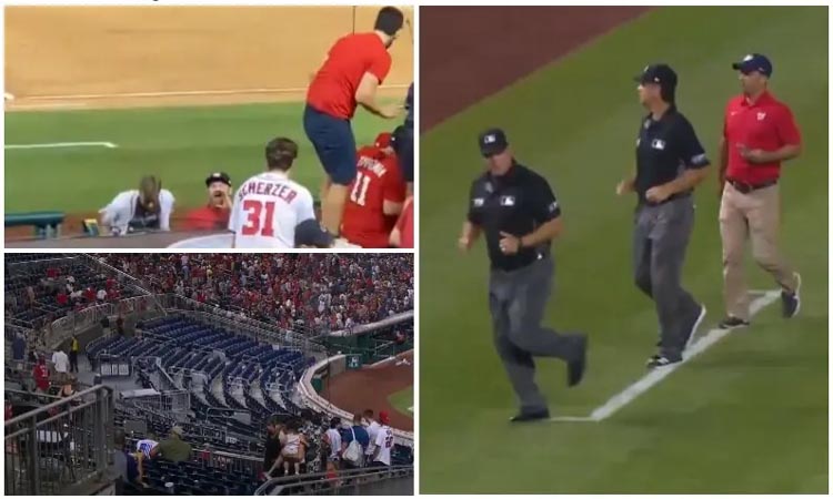 LIVE Match | gun shooting outside the stadium during washington nationals game fans told to leave 3 people were injured