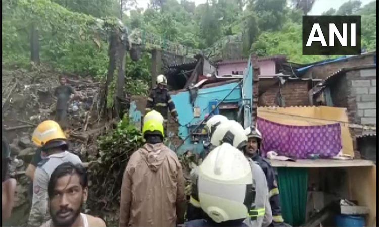 Mumbai Rains | 11 people killed after a wall collapse on some shanties in Chembur's Bharat Nagar area due to a landslide, says National Disaster Response Force (NDRF)